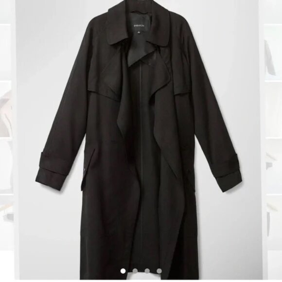 Aritzia-Babaton Black Lawson Coat- Size Small - Picture 1 of 4